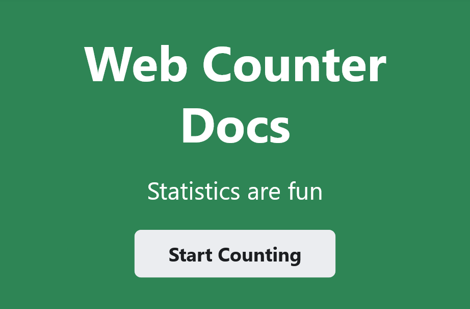 Web Counter API